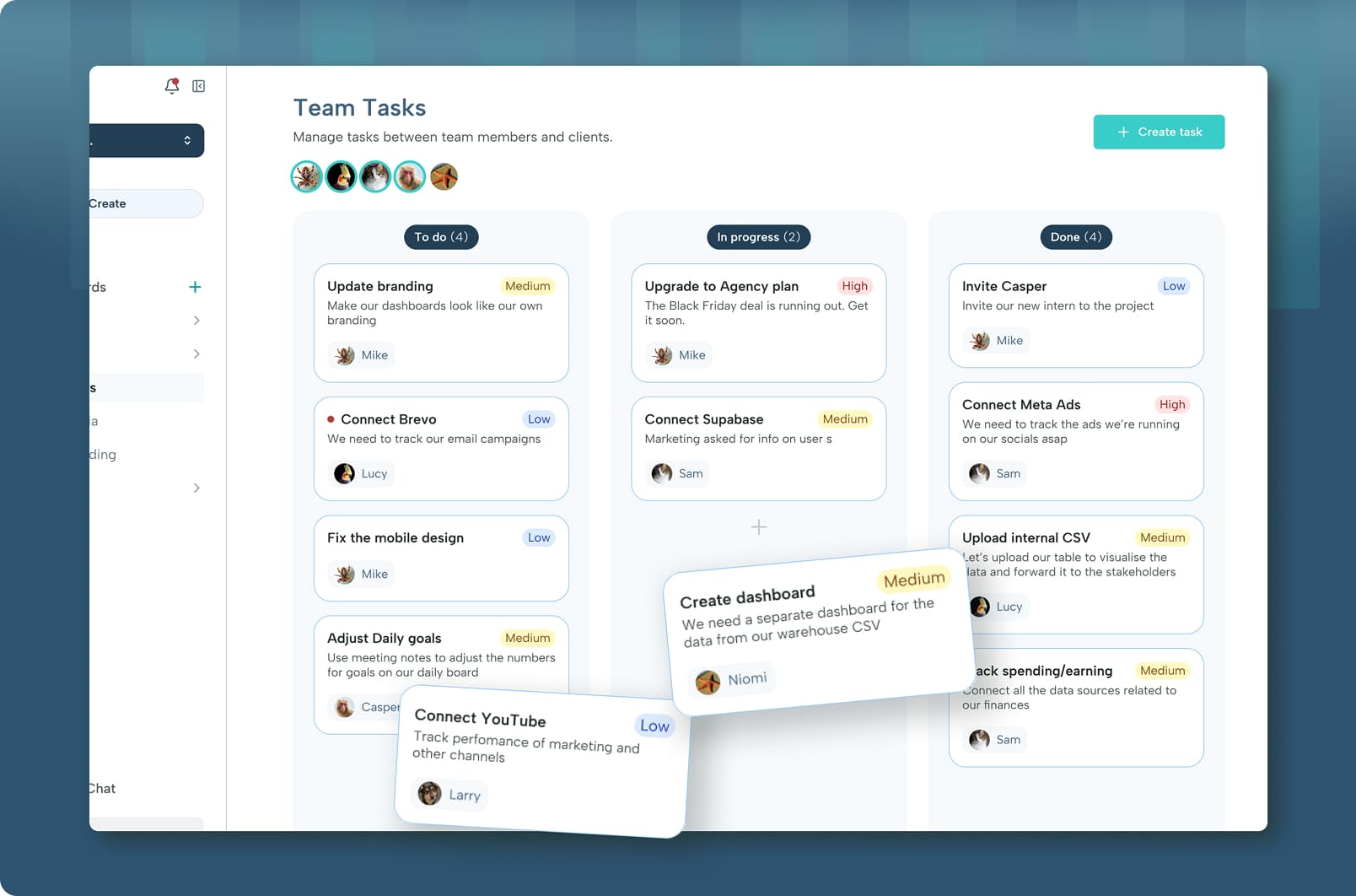 ZapDigits — Manage tasks